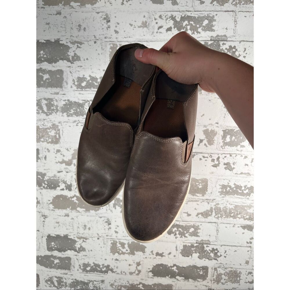 Olakai | women leather slip on loafer flats